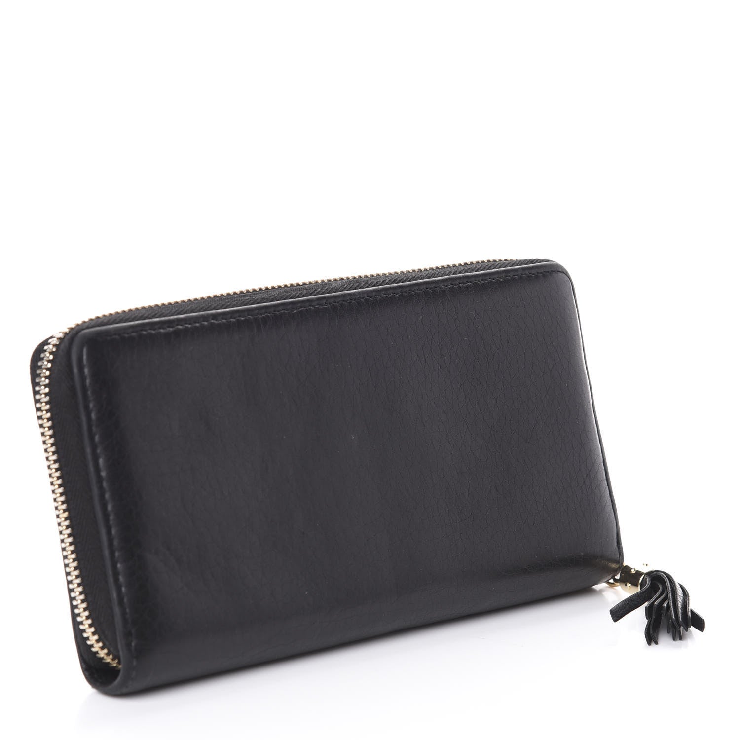 Gucci Calfskin Soho Zip Around Wallet Black 3 of 6