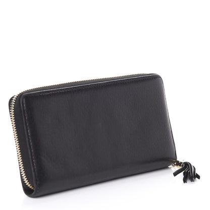 Gucci Calfskin Soho Zip Around Wallet Black 3 of 6