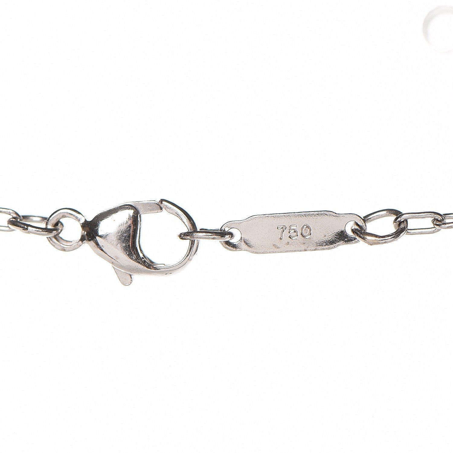 Tiffany 18K White Gold Diamond Etoile Small Heart Pendant Necklace 7 of 7