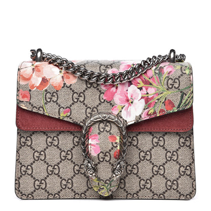 Gucci GG Supreme Monogram Blooms Mini Dionysus Shoulder Bag Beige Multicolor Dry Rose 1 of 13