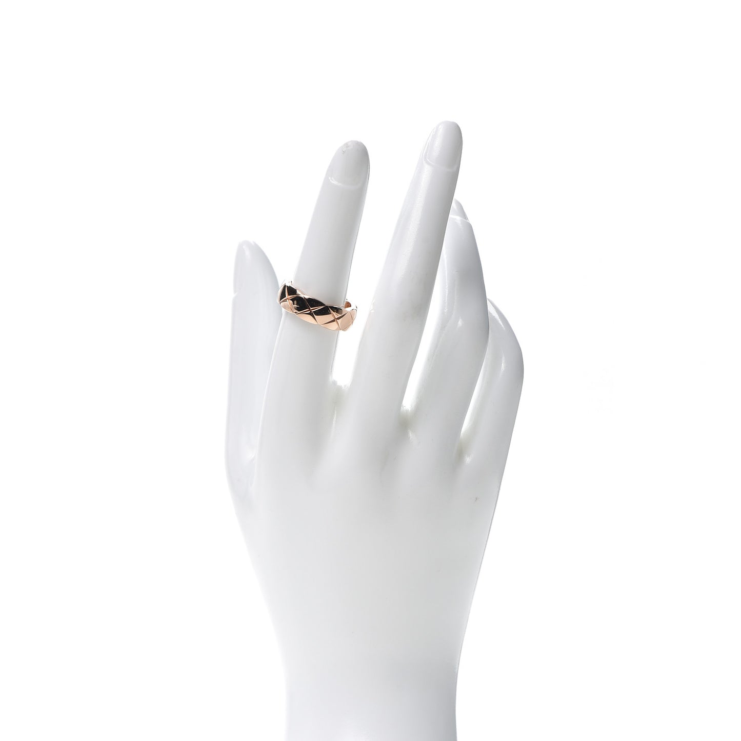 18K Beige Gold Small Coco Crush Ring 54 6.75