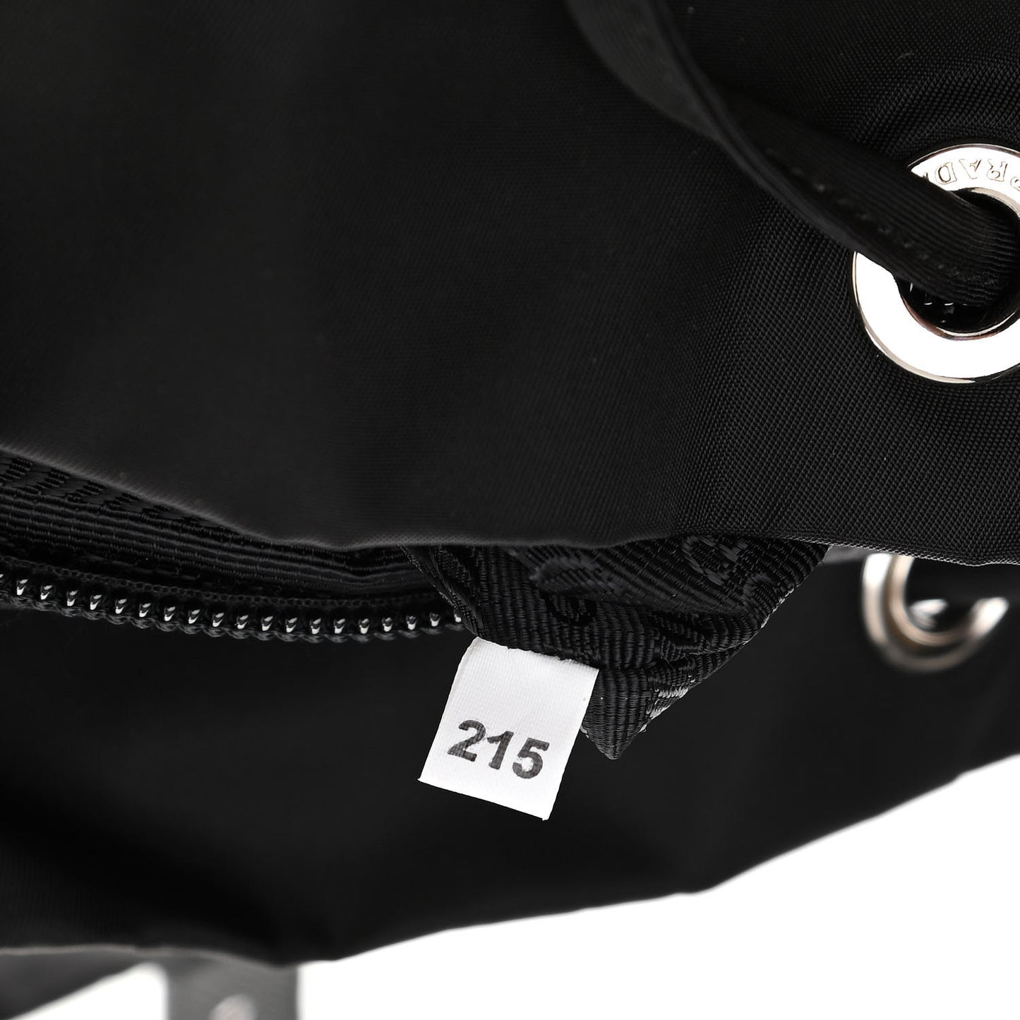 Tessuto Nylon Saffiano Small Backpack Black