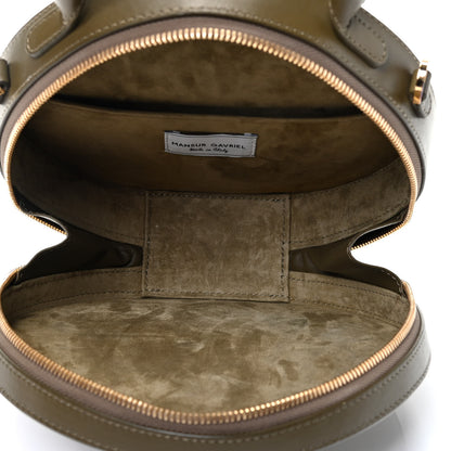 Mansur Gavriel Calfskin Circle Crossbody Bag Olive 4 of 4