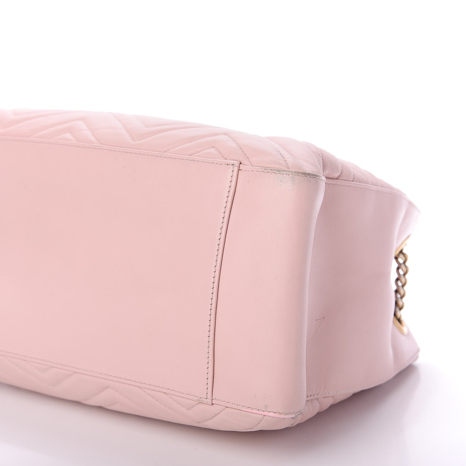 Gucci Calfskin Matelasse Medium GG Marmont Shoulder Tote Bag Perfect Pink 6 of 21