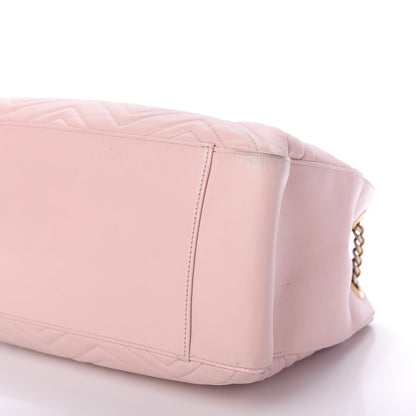 Gucci Calfskin Matelasse Medium GG Marmont Shoulder Tote Bag Perfect Pink 6 of 21