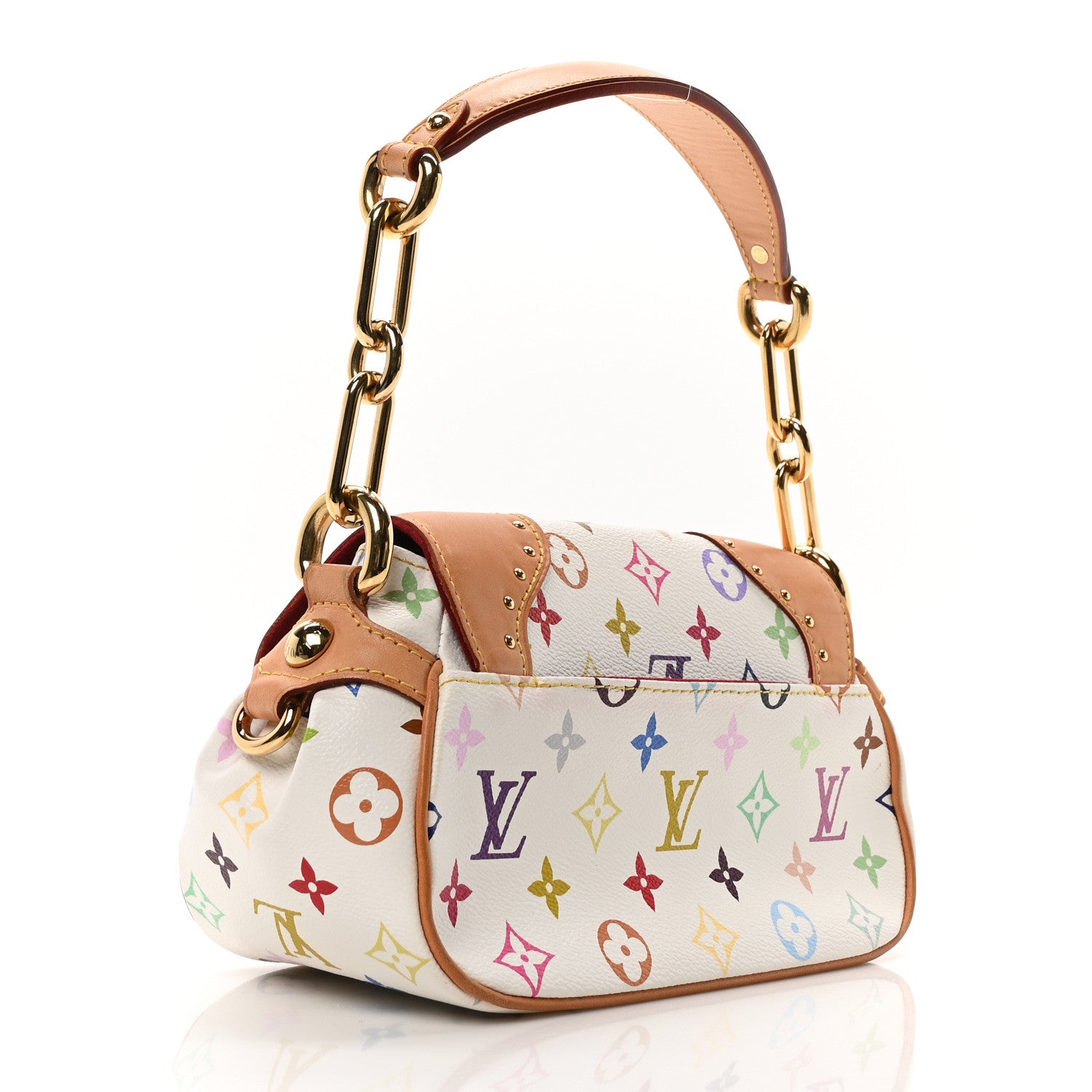 Louis Vuitton Monogram Multicolor Marilyn White 3 of 9