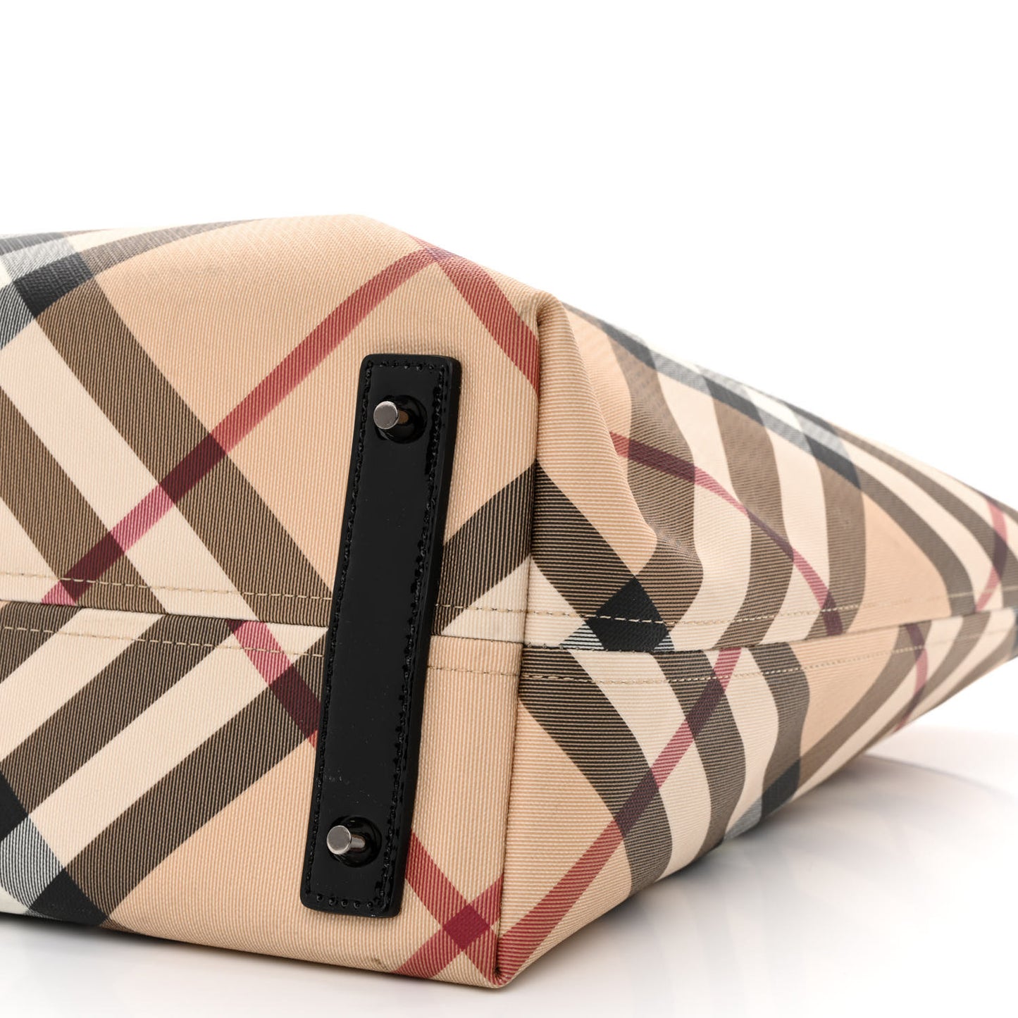 Nova Check Large Nickie Tote Black