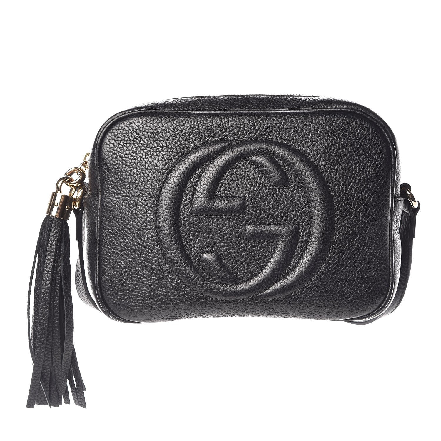 Gucci Pebbled Calfskin Small Soho Disco Bag Black 1 of 8