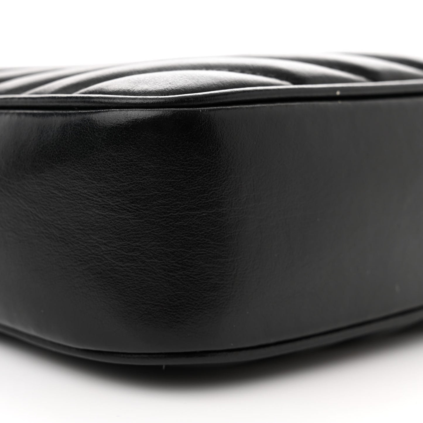 Calfskin Matelasse Monogram Monochrome Lou Camera Bag Black