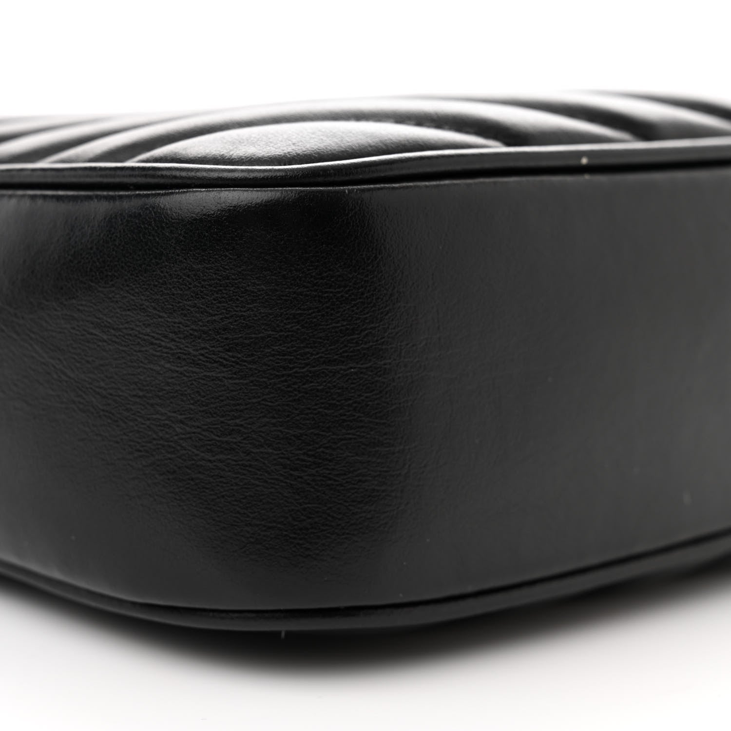 Saint Laurent Calfskin Matelasse Monogram Monochrome Lou Camera Bag Black 9 of 16