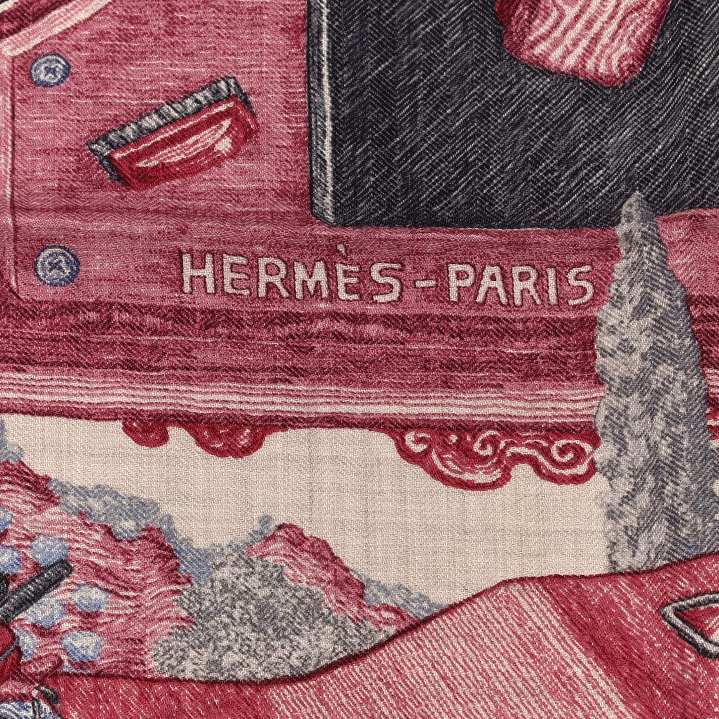 Cashmere Silk Rock Group Mix Scarf 140