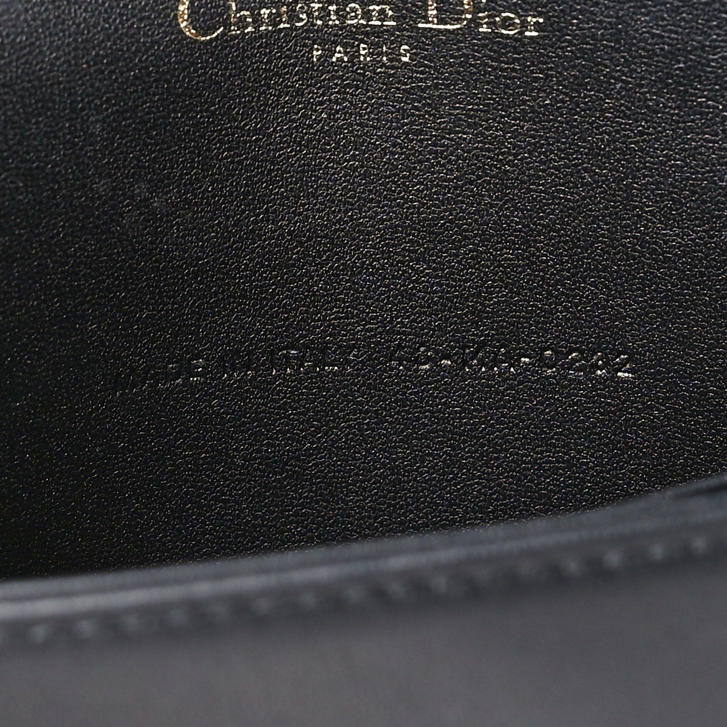 Lambskin Cannage Lady Dior Pouch Black