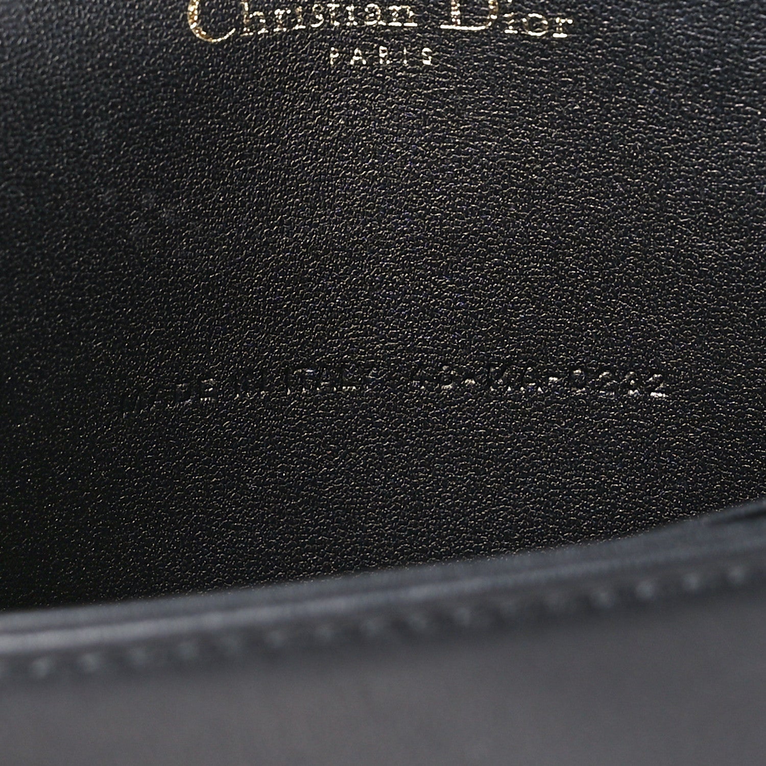 Christian Dior Lambskin Cannage Lady Dior Pouch Black 8 of 11
