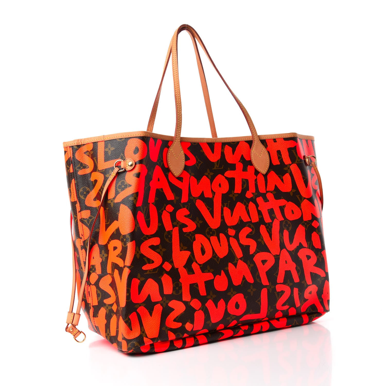 Louis Vuitton Monogram Graffiti Neverfull GM Orange 3 of 10