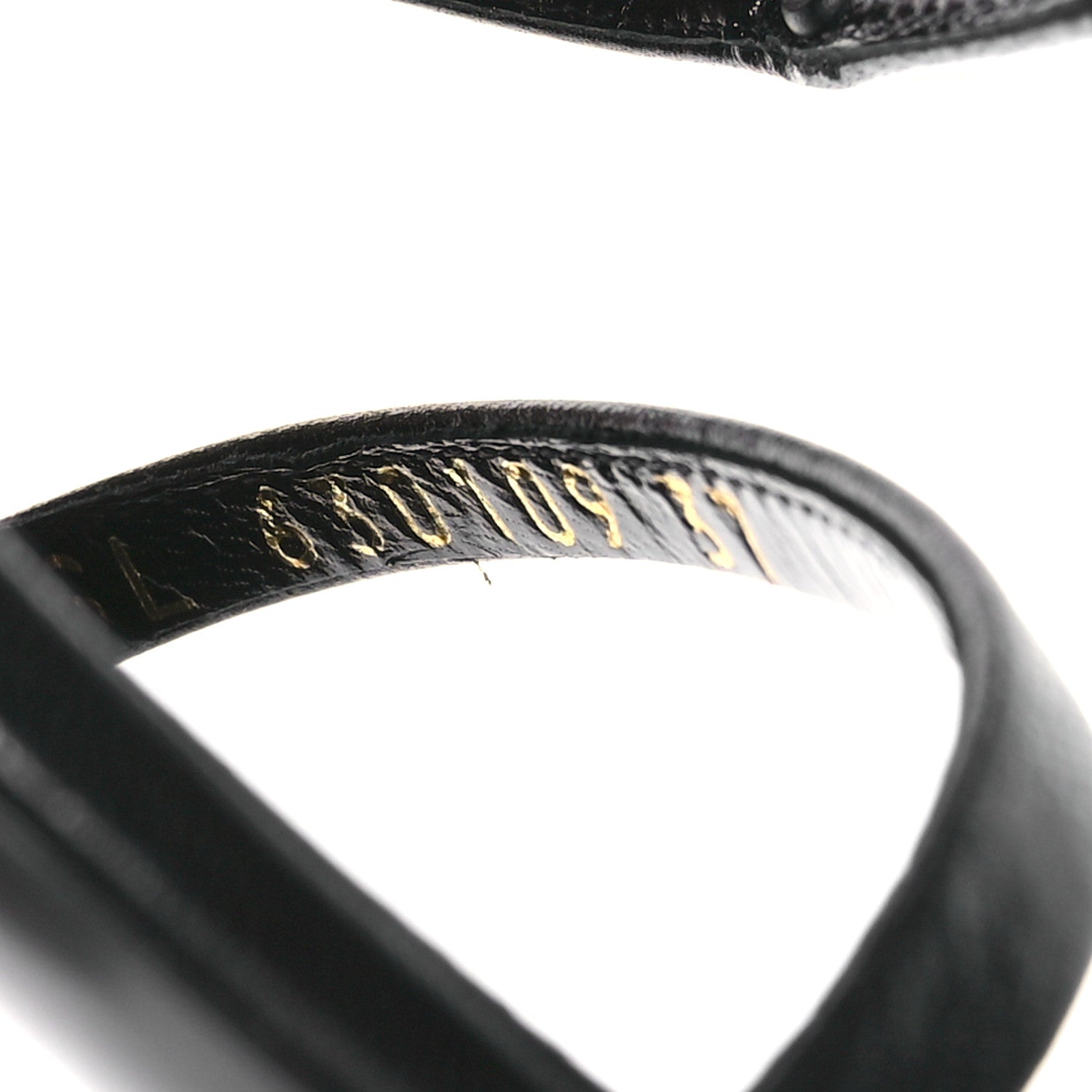 Saint Laurent Calfskin Cassandra 100 Ankle Strap Sandals 37 Black 8 of 9