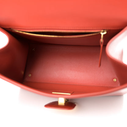Bottega Veneta Calfskin Medium Desiree Shoulder Bag Red 5 of 17
