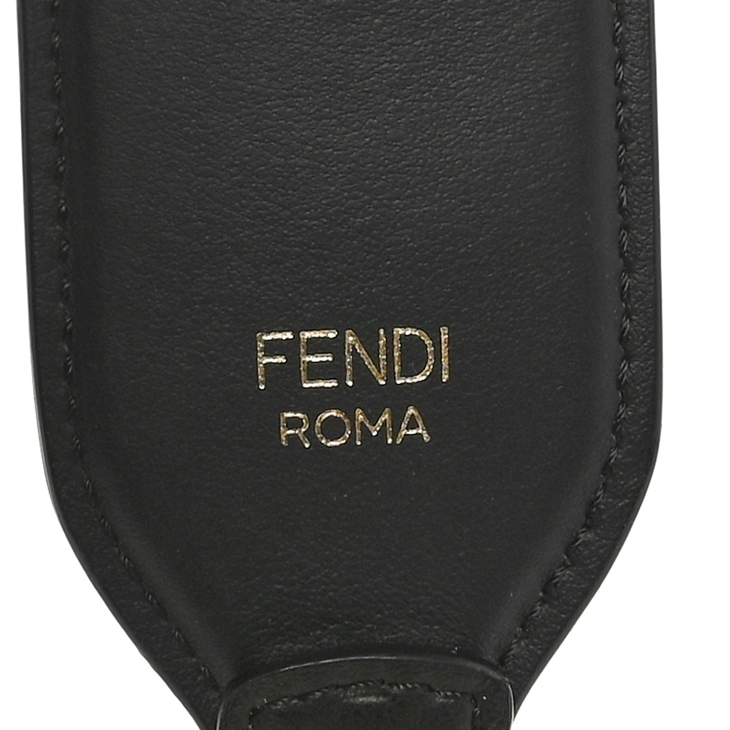 Vitello Grace FF 1974 Embossed Mini Strap You Black
