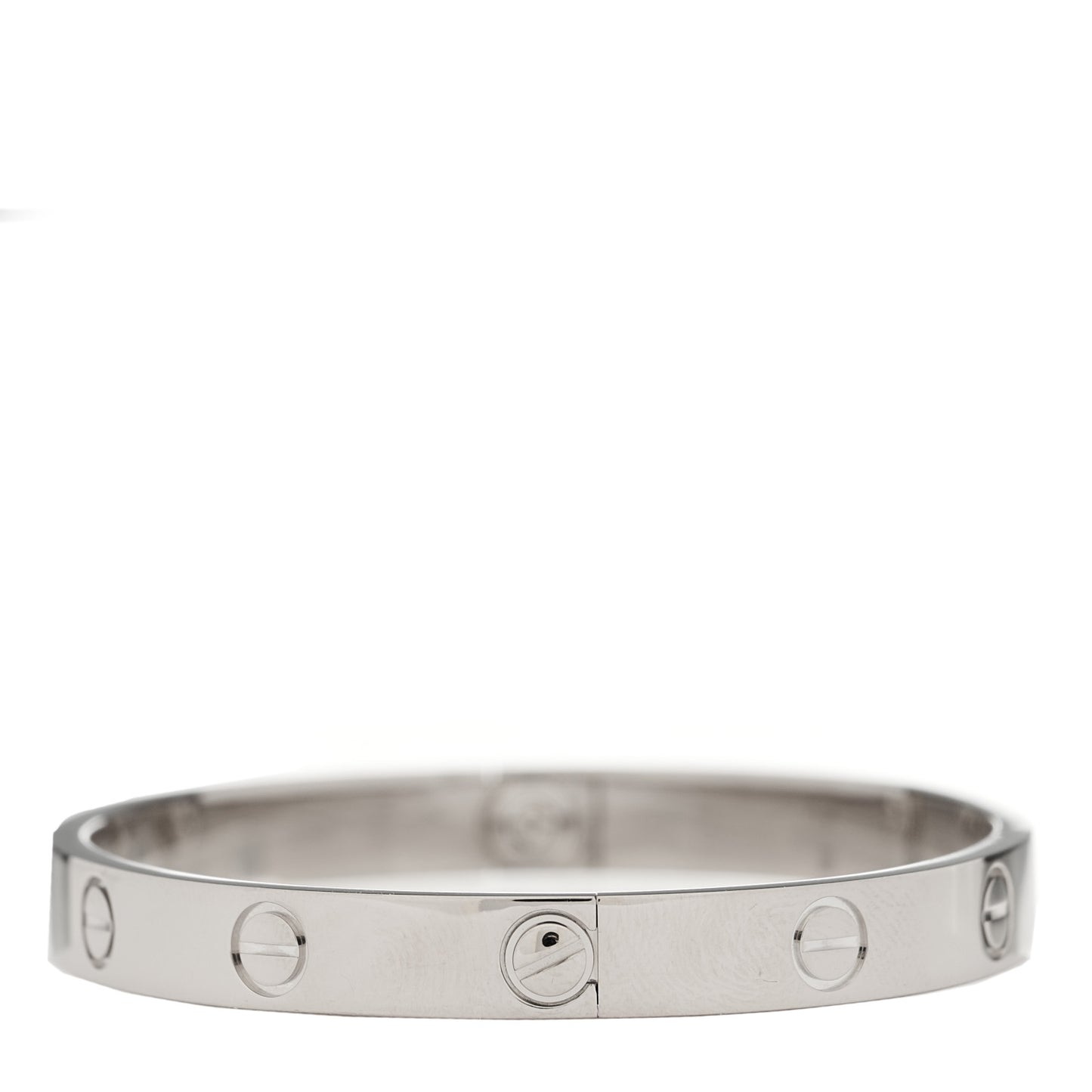 18K White Gold LOVE Bracelet 16