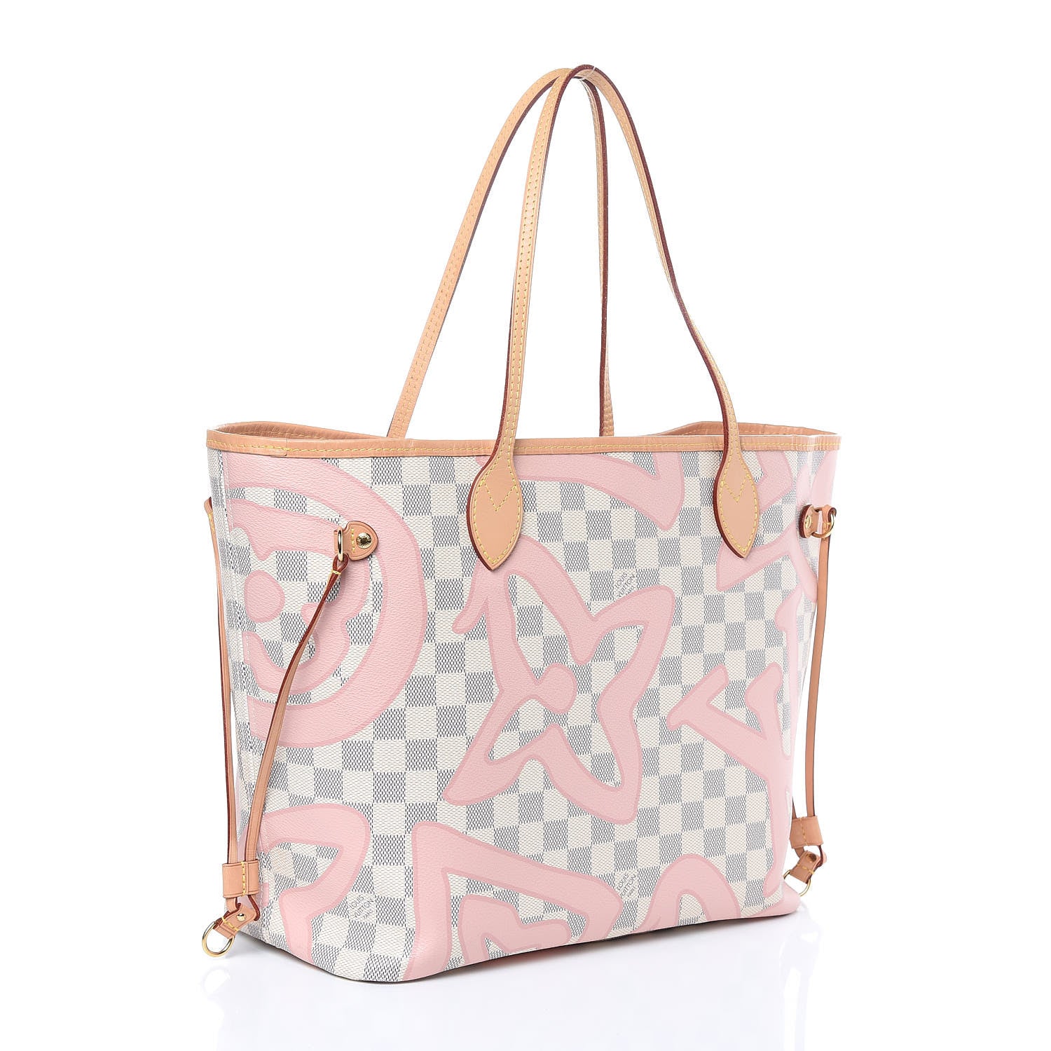 Louis Vuitton Damier Azur Tahitienne Neverfull MM 4 of 12