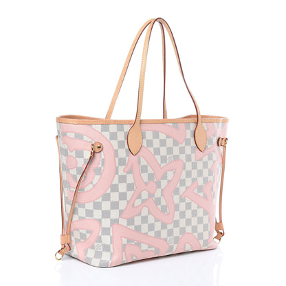 Louis Vuitton Damier Azur Tahitienne Neverfull MM 4 of 12
