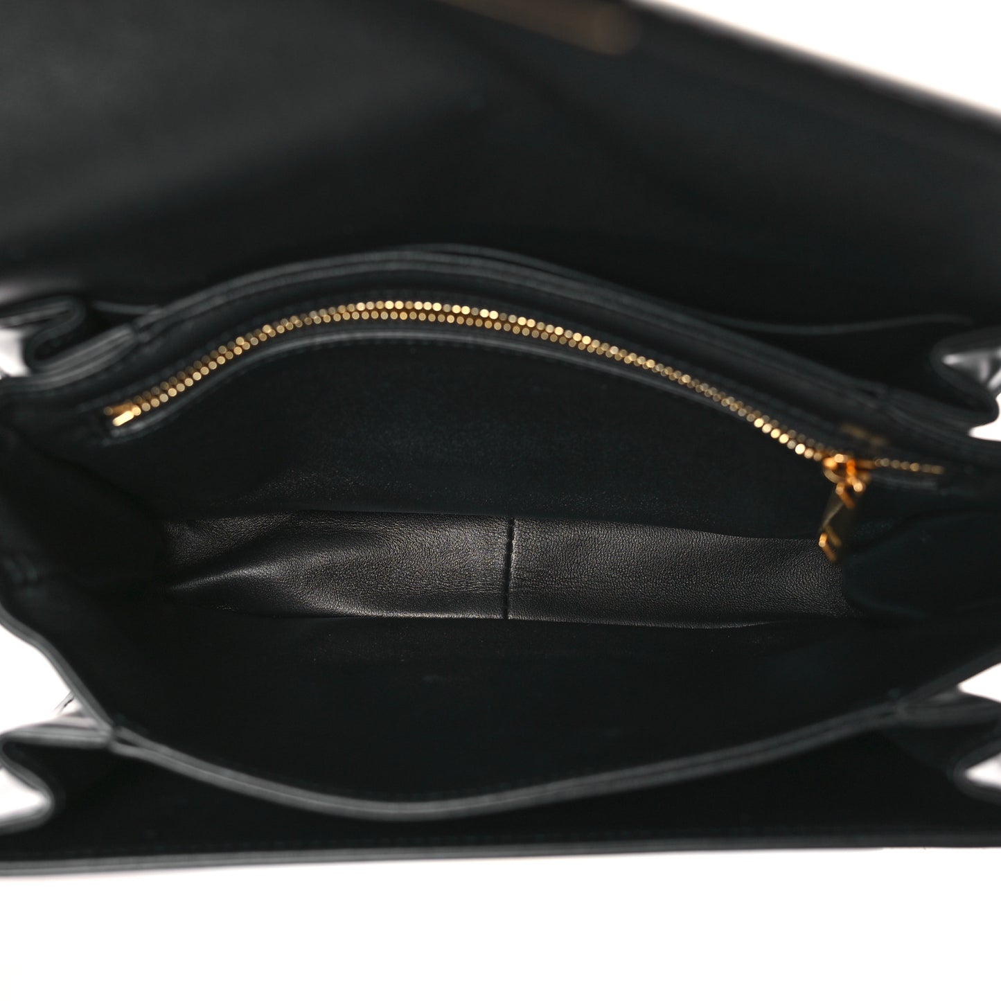 Shiny Calfskin Medium Triomphe Black