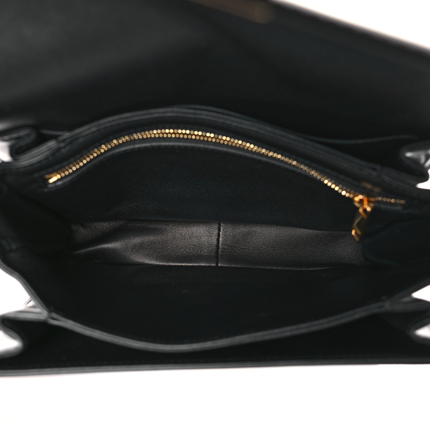 Celine Shiny Calfskin Medium Triomphe Black 5 of 9