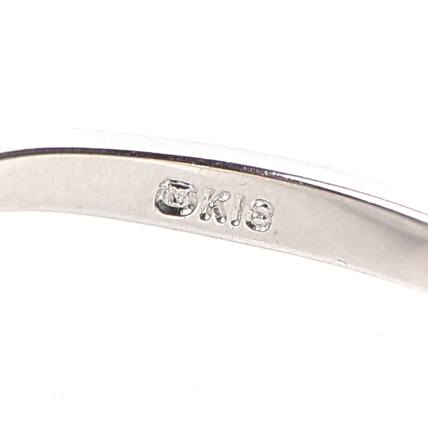 18K White Gold Diamond Akoya Pearl 4.5-5.5mm Band Ring 50 5.25
