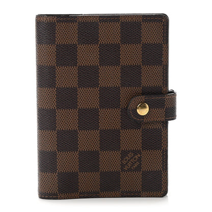 Louis Vuitton Damier Ebene Small Ring Agenda Cover 1 of 9
