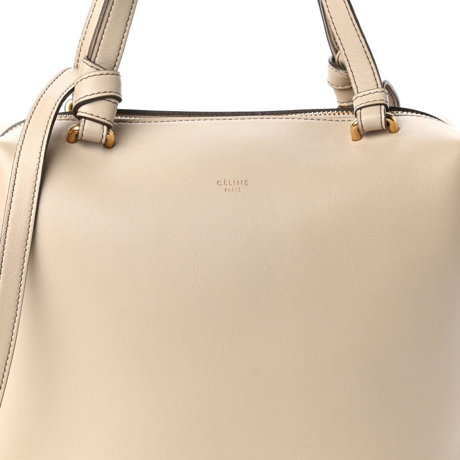 Celine Lambskin Small Soft Cube Satchel Light Taupe 9 of 9