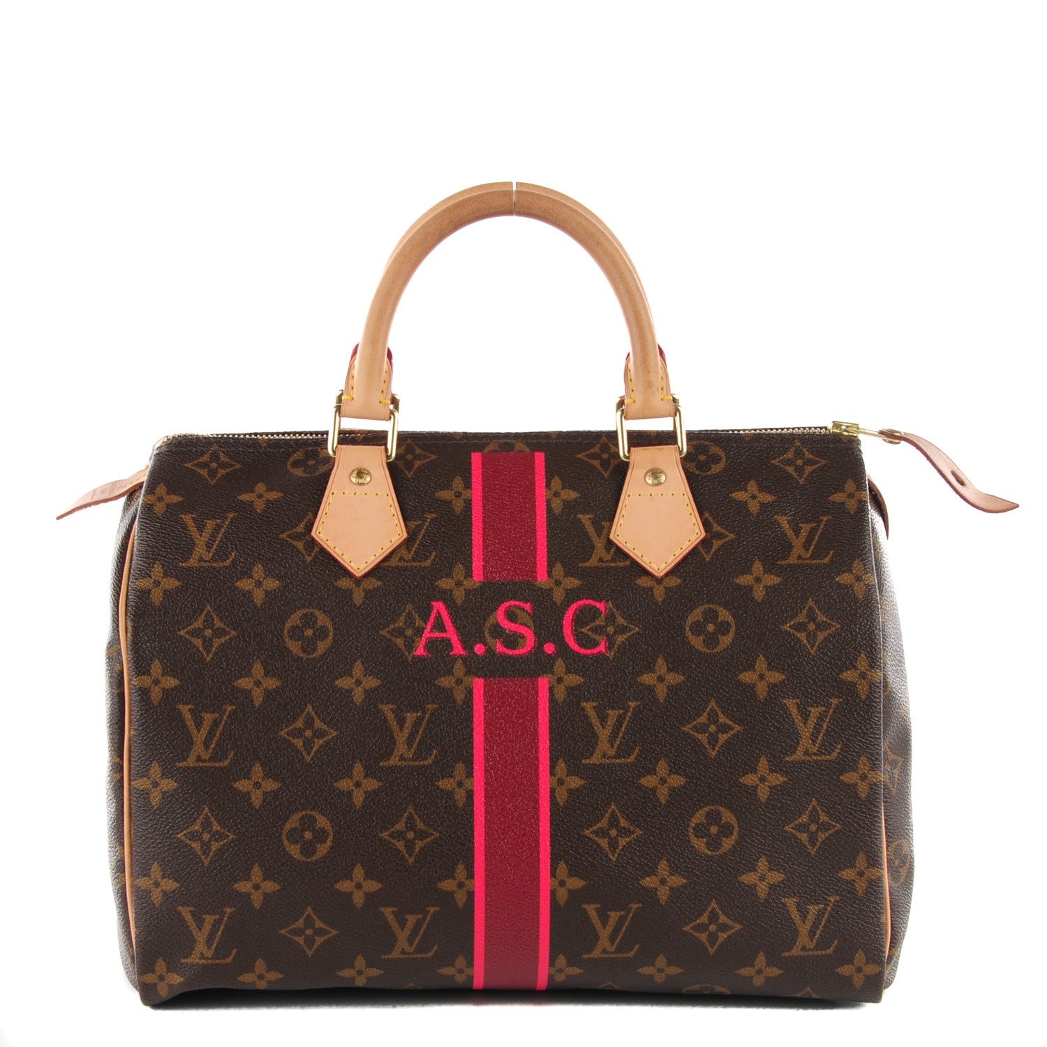 Louis Vuitton Monogram My LV Heritage Speedy 30 Bordeaux Fuchsia 1 of 7