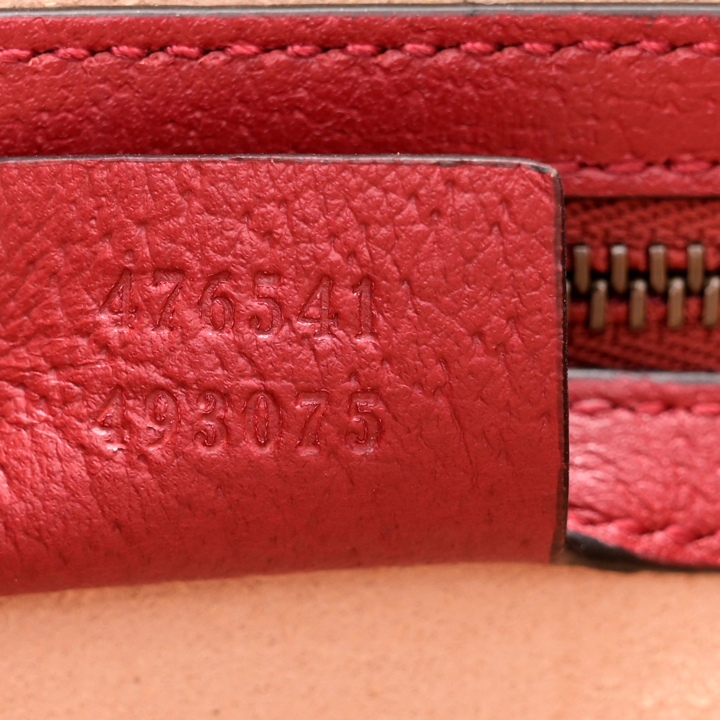 GG Supreme Monogram Small Queen Margaret Top Handle Bag Red
