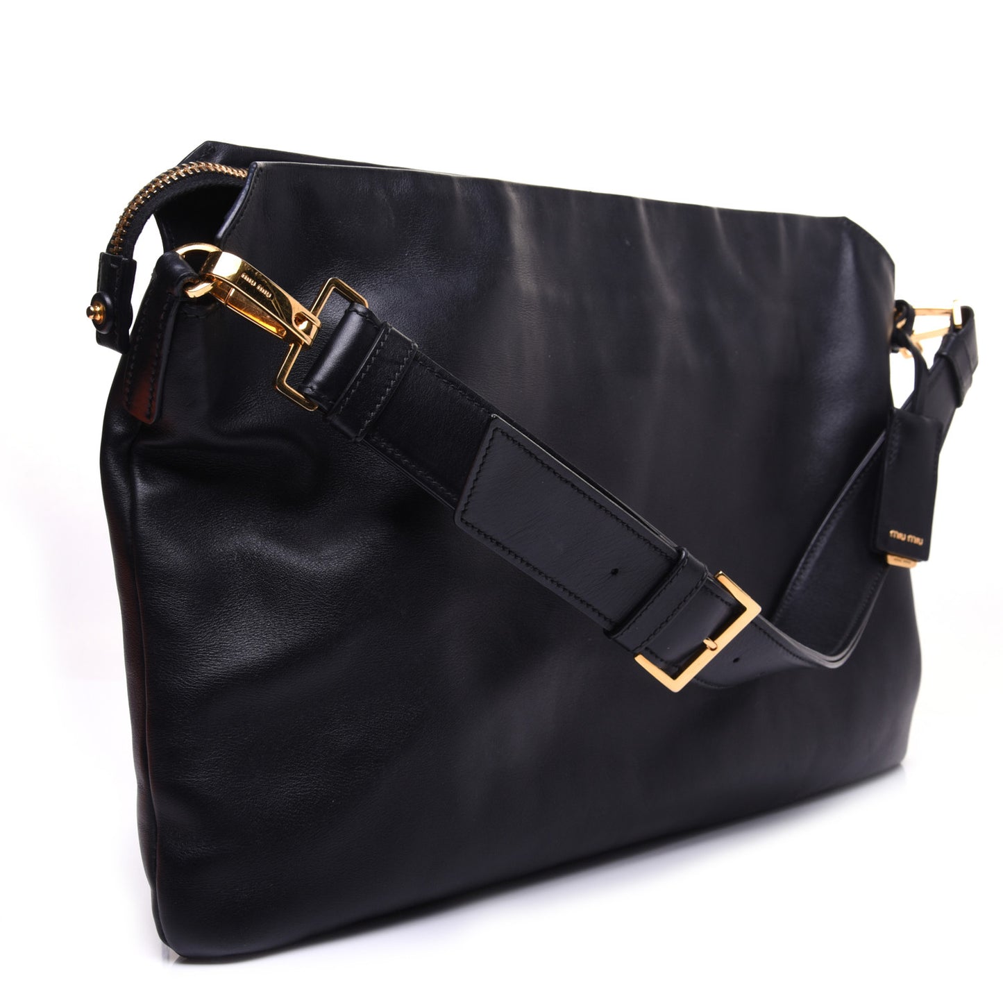 Soft Calf Cloud Hobo Black
