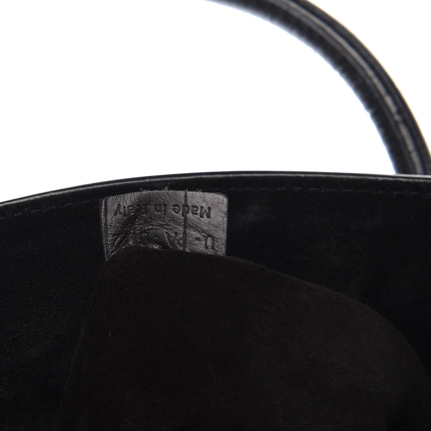 Crocodile Embossed Calfskin Medium Phantom Luggage Black