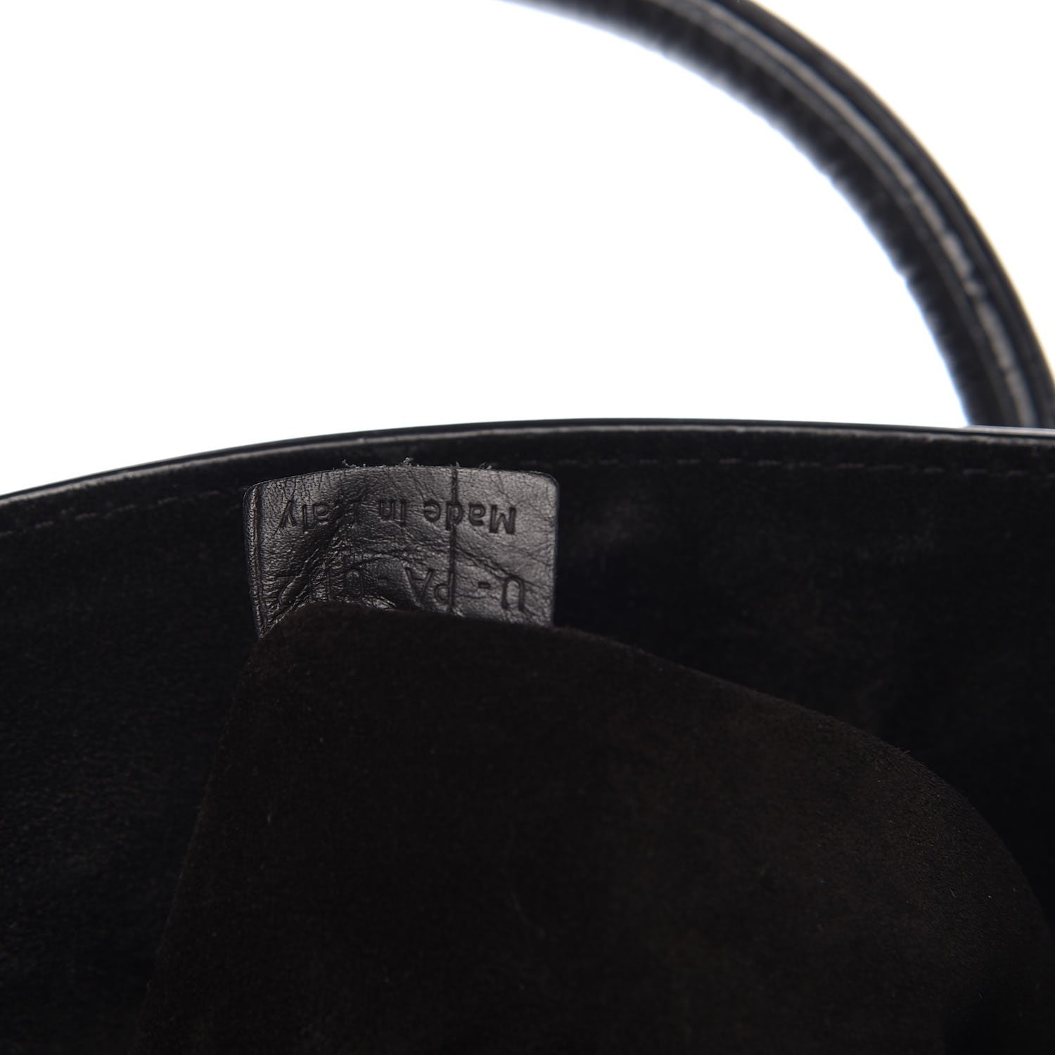 Celine Crocodile Embossed Calfskin Medium Phantom Luggage Black 7 of 8