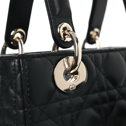 Christian Dior Lambskin Cannage Small My ABCDior Lady Dior Black 10 of 12