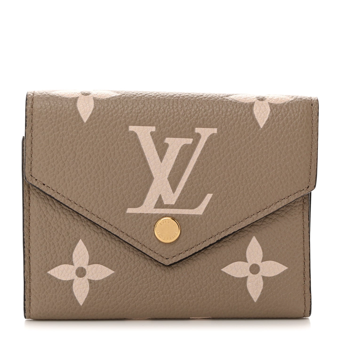 LOUIS VUITTON Empreinte Monogram Giant Victorine Wallet Tourterelle Creme