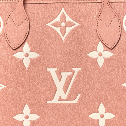 Louis Vuitton Empreinte Monogram Giant Neverfull MM Trianon Pink Cream 8 of 11