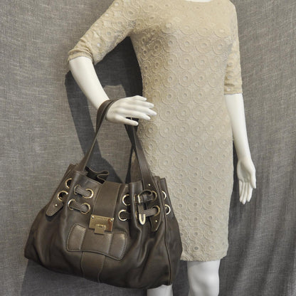 Jimmy Choo Leather Ramona Brown 2 of 7