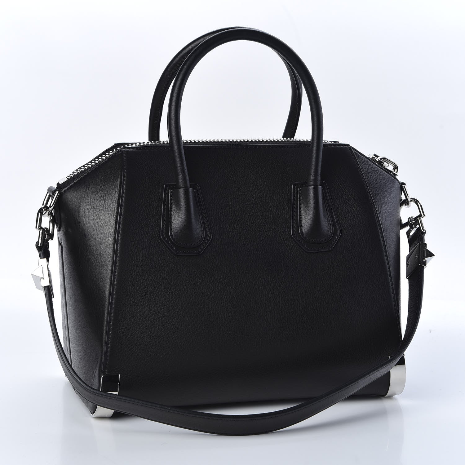 Givenchy Calfskin Metal Corners Small Antigona Black 2 of 9