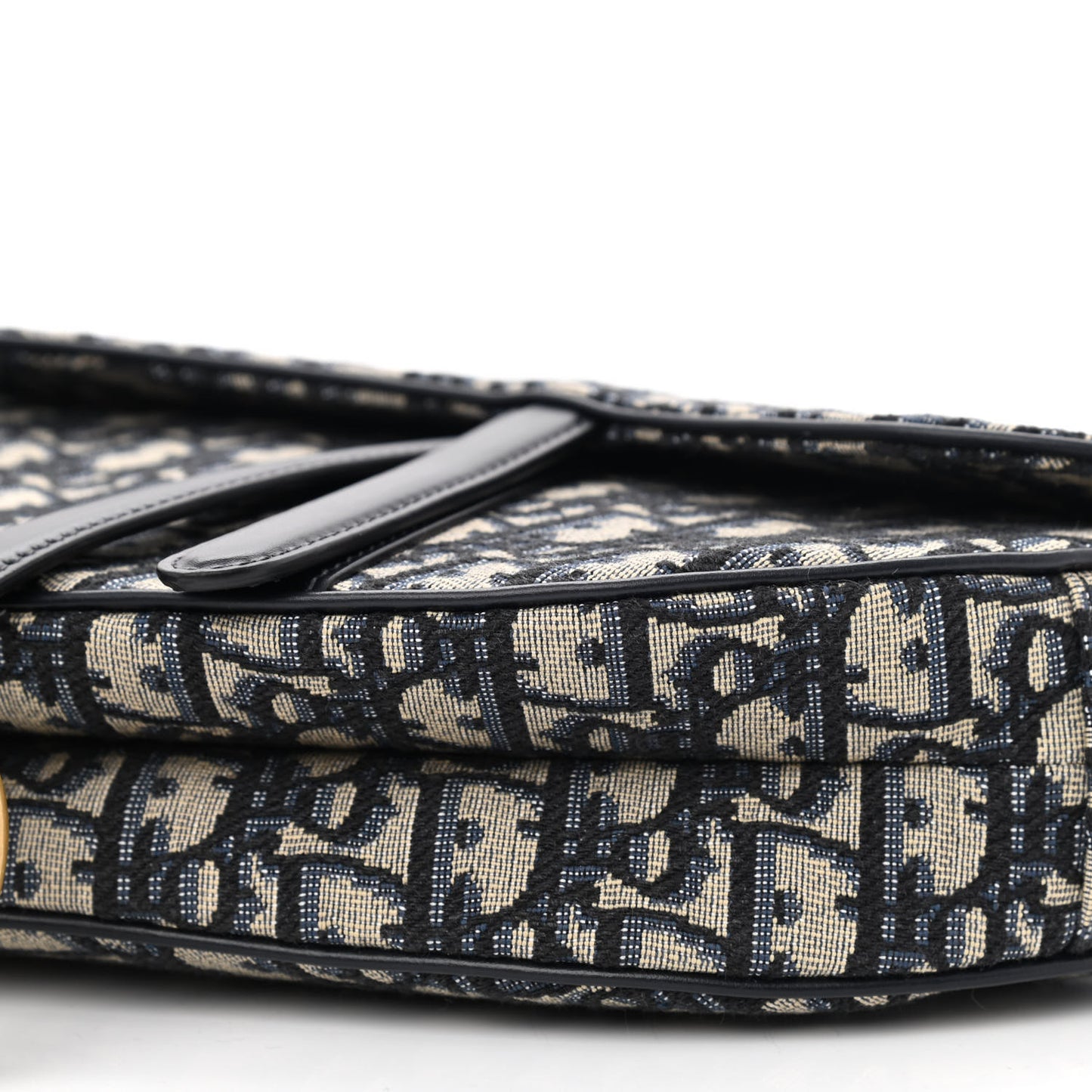 Oblique Saddle Bag With Strap Blue