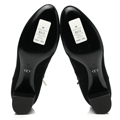 Christian Dior Suede Ankle Boots 38 Black 5 of 9