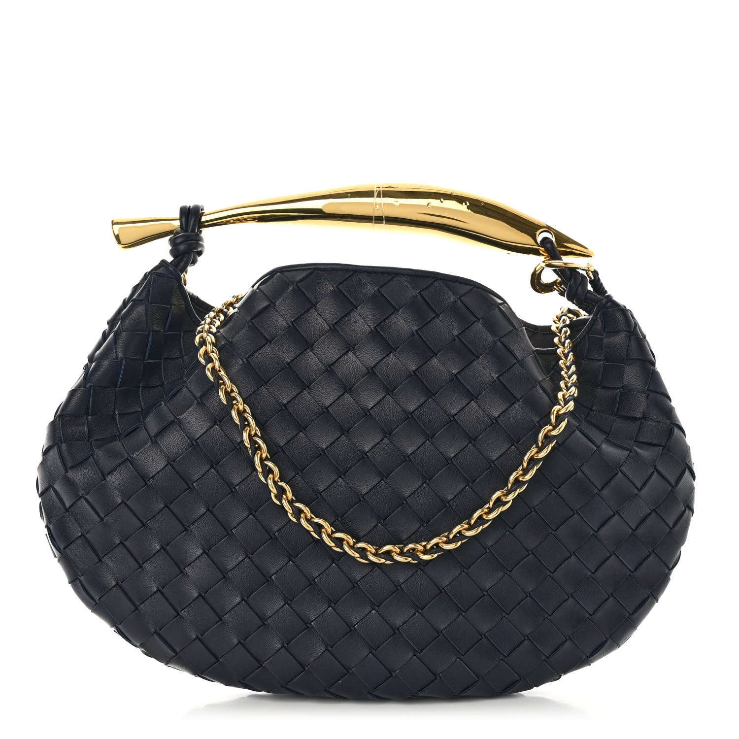 Bottega Veneta Nappa Intrecciato Sardine With Chain Bag Space 1 of 9