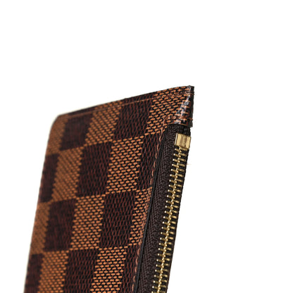 Louis Vuitton Damier Ebene Josephine Wallet Zippered Insert Red 4 of 5