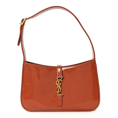 Saint Laurent Patent Le 5 A 7 Hobo Mild Rose 1 of 10