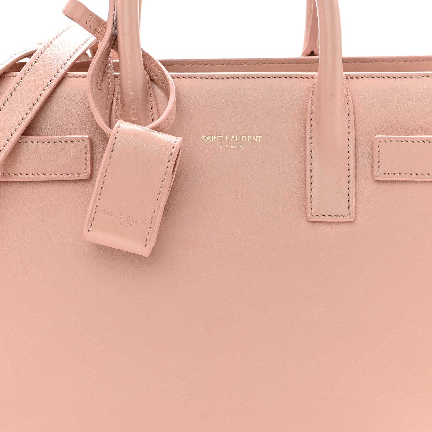 Saint Laurent Calfskin Nano Sac De Jour Pale Pink 7 of 9
