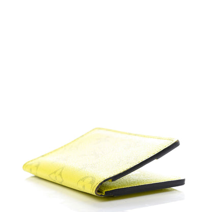 Louis Vuitton Monogram Taiga Pocket Organizer Yellow 3 of 7