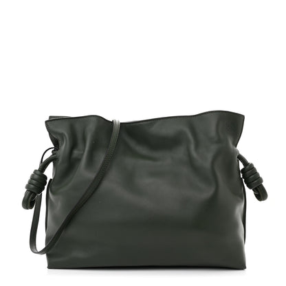 Loewe Calfskin Flamenco Knot Clutch Vintage Khaki 1 of 10