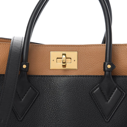 Louis Vuitton Calfskin Monogram On My Side Black 6 of 9