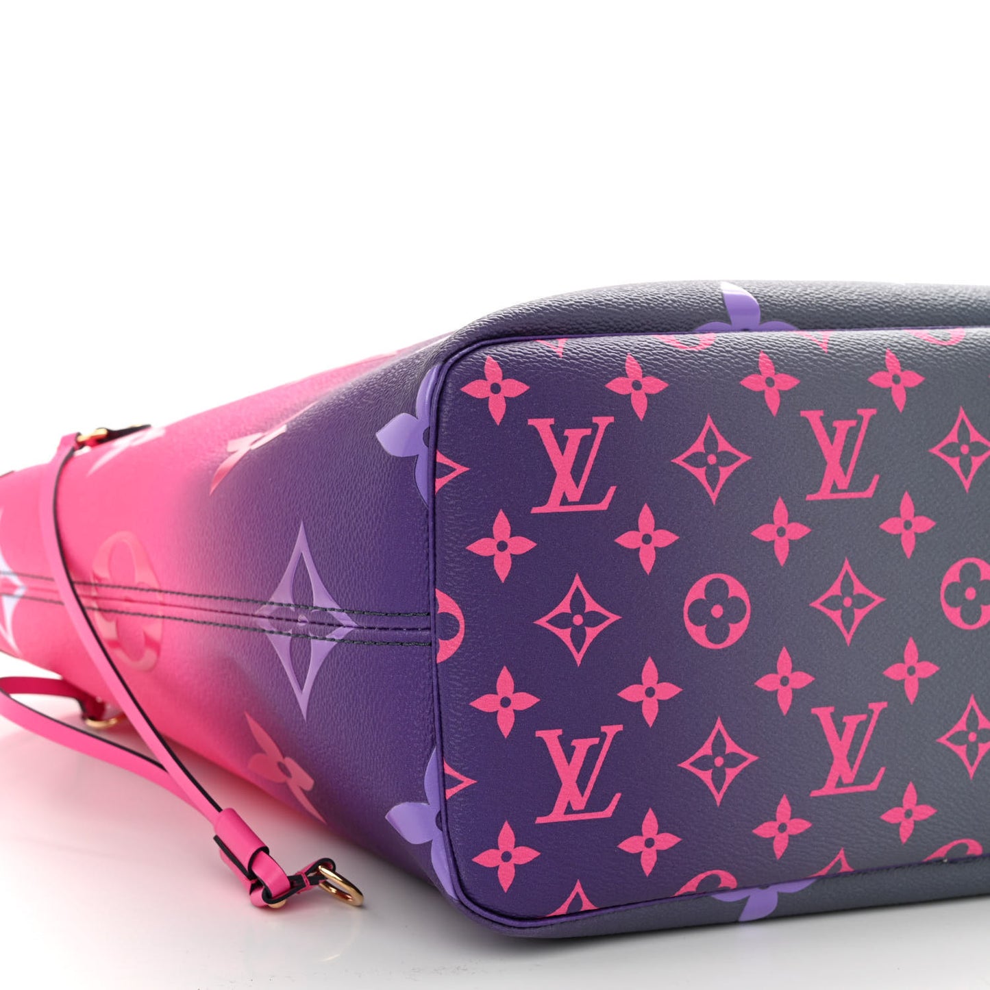 Monogram Giant Spring In The City Neverfull MM Midnight Fuchsia