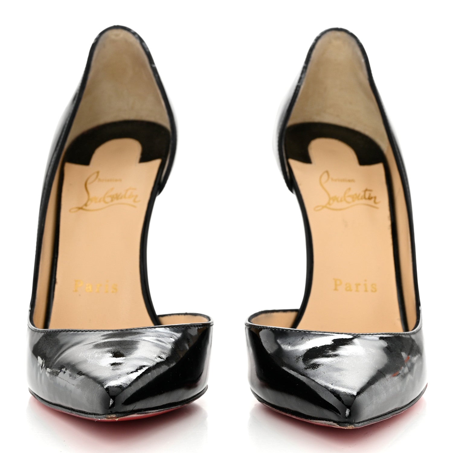 Christian Louboutin Patent Iriza 100 Pumps 37 Black 2 of 9